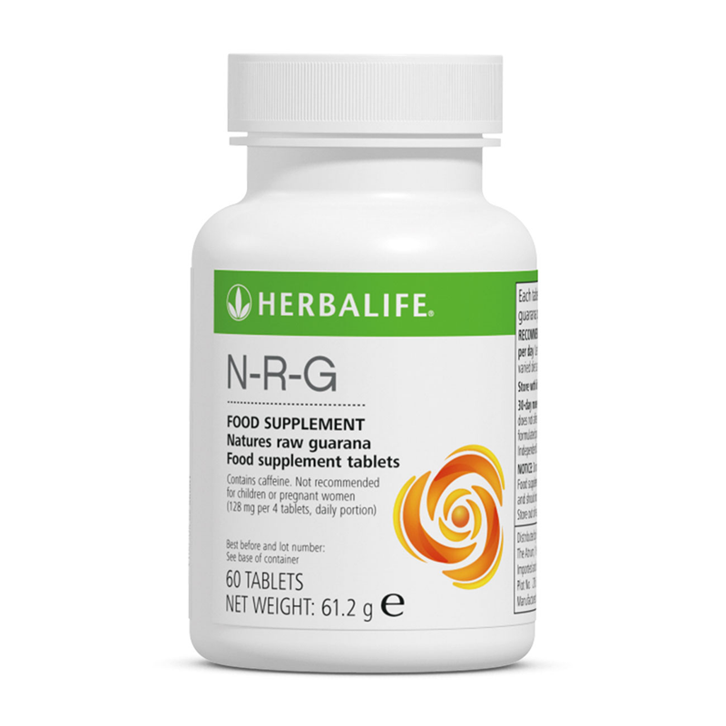 Herbalife N-R-G Nature’s Raw Guarana (60 Tablets)